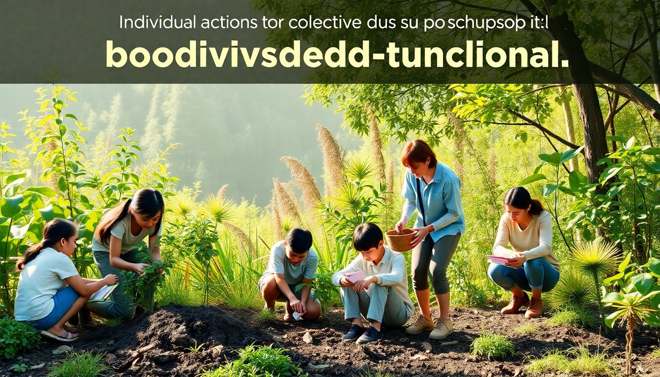 Acciones individuales para la conservación ecológica