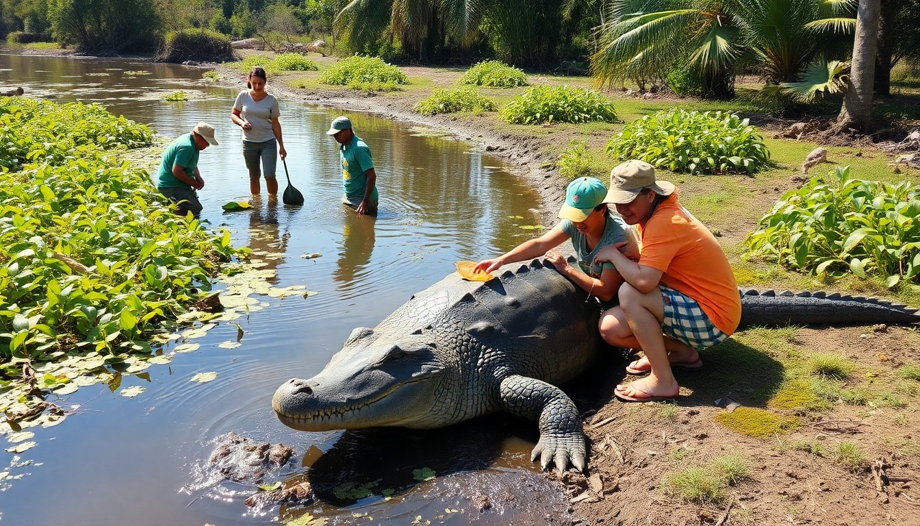 actividades de conservación para tortuga aligator