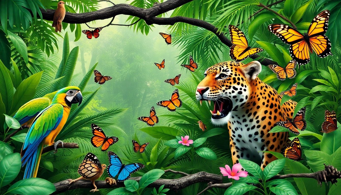 Animales de los bosques tropicales