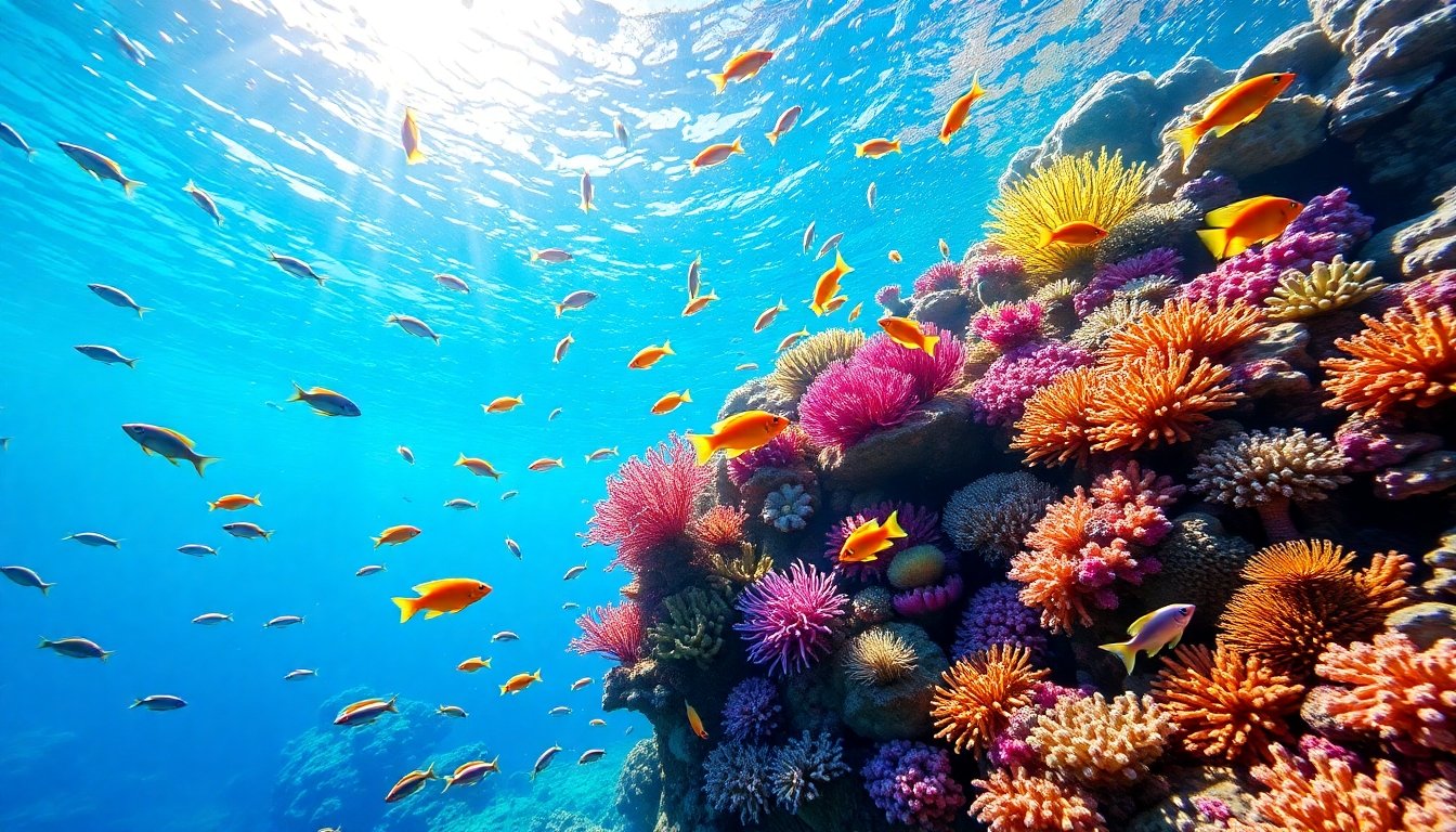 Arrecife de coral vibrante