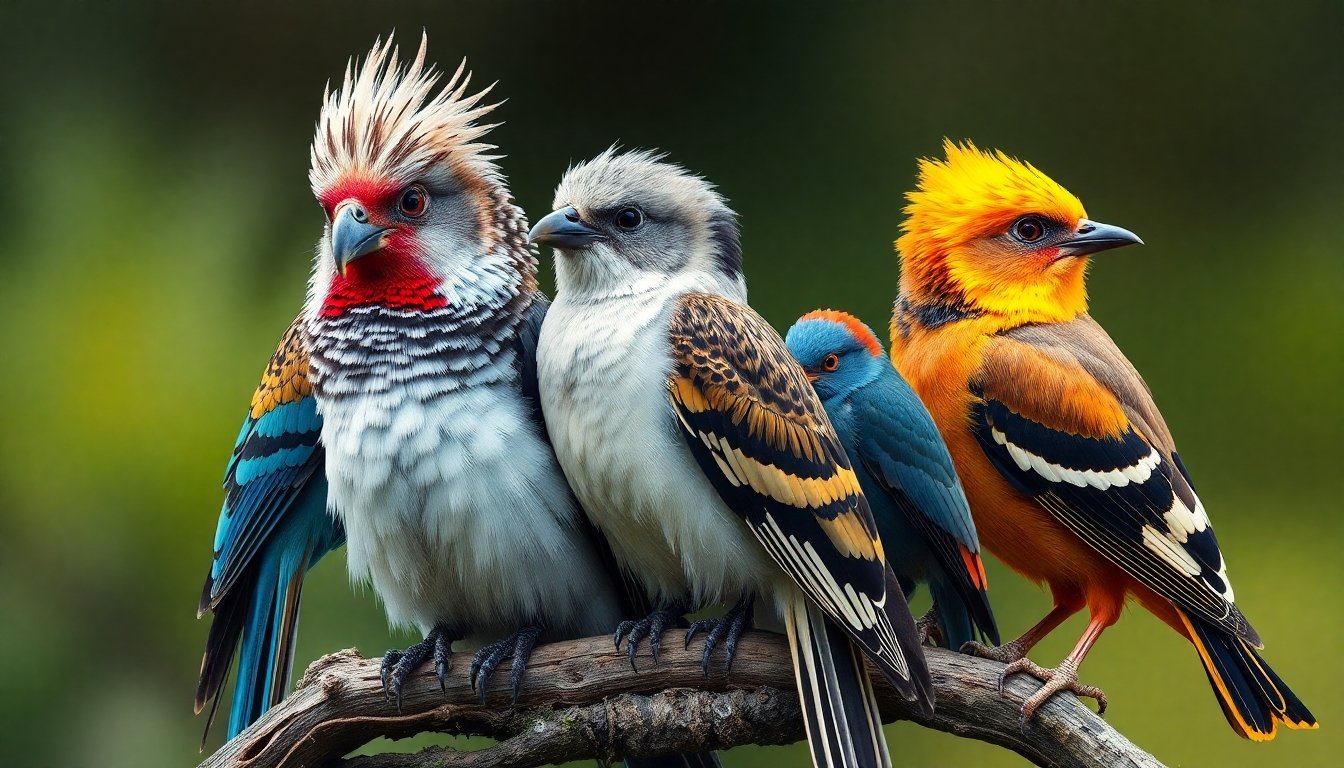 Arte maorí con representaciones de aves