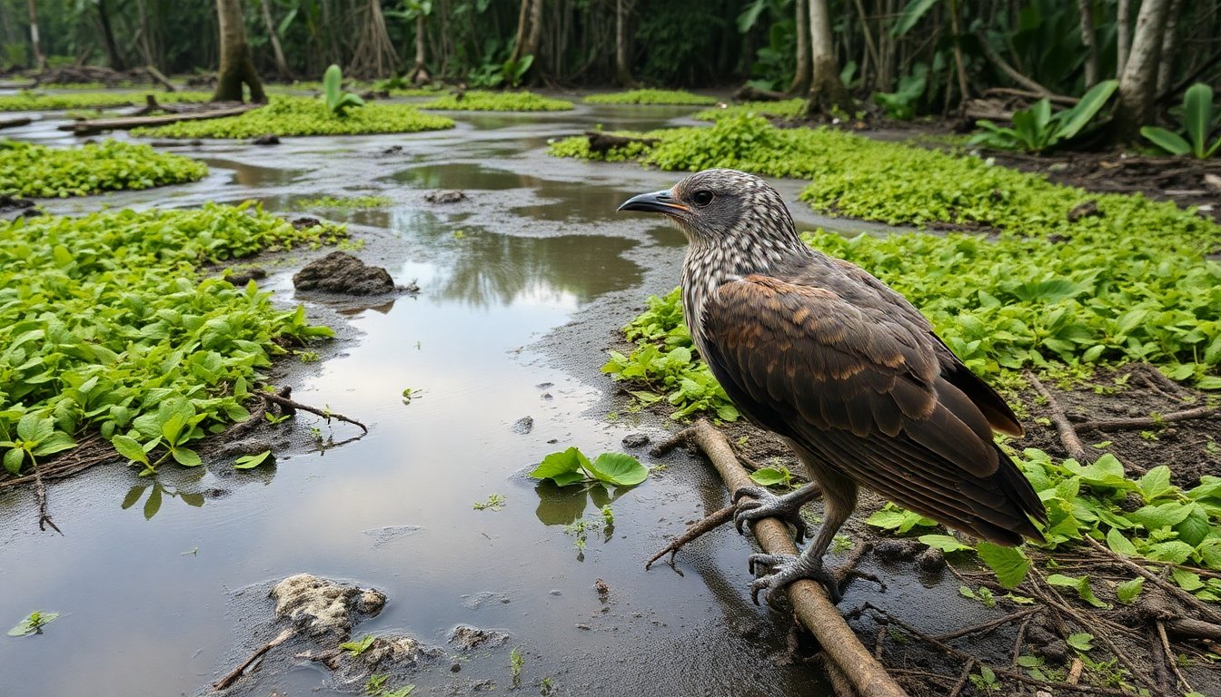 Aves adaptándose al cambio climático en Guyana