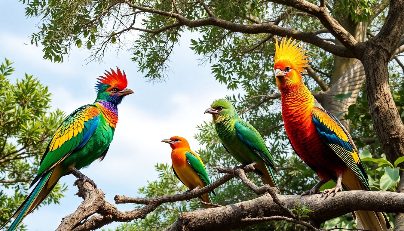 Aves mexicanas icónicas en su hábitat natural