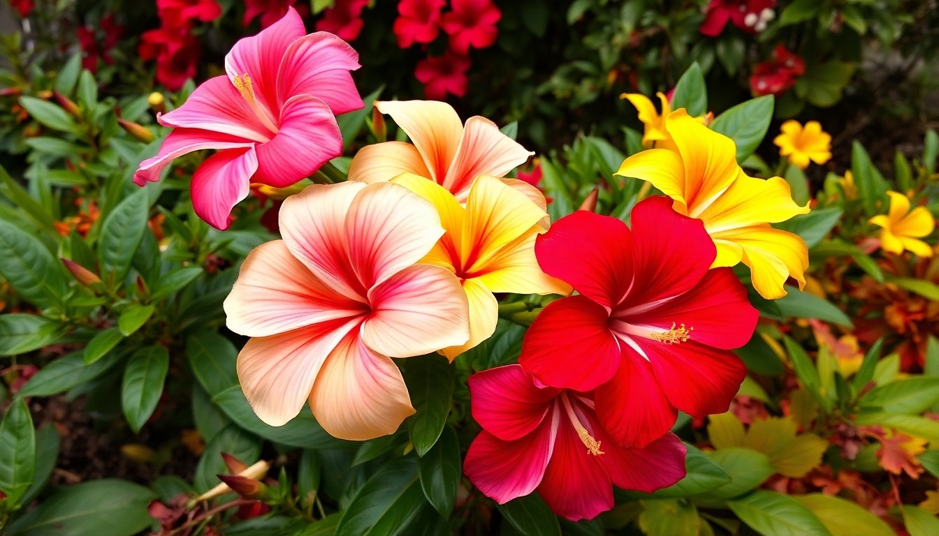Bugambilias en diferentes colores