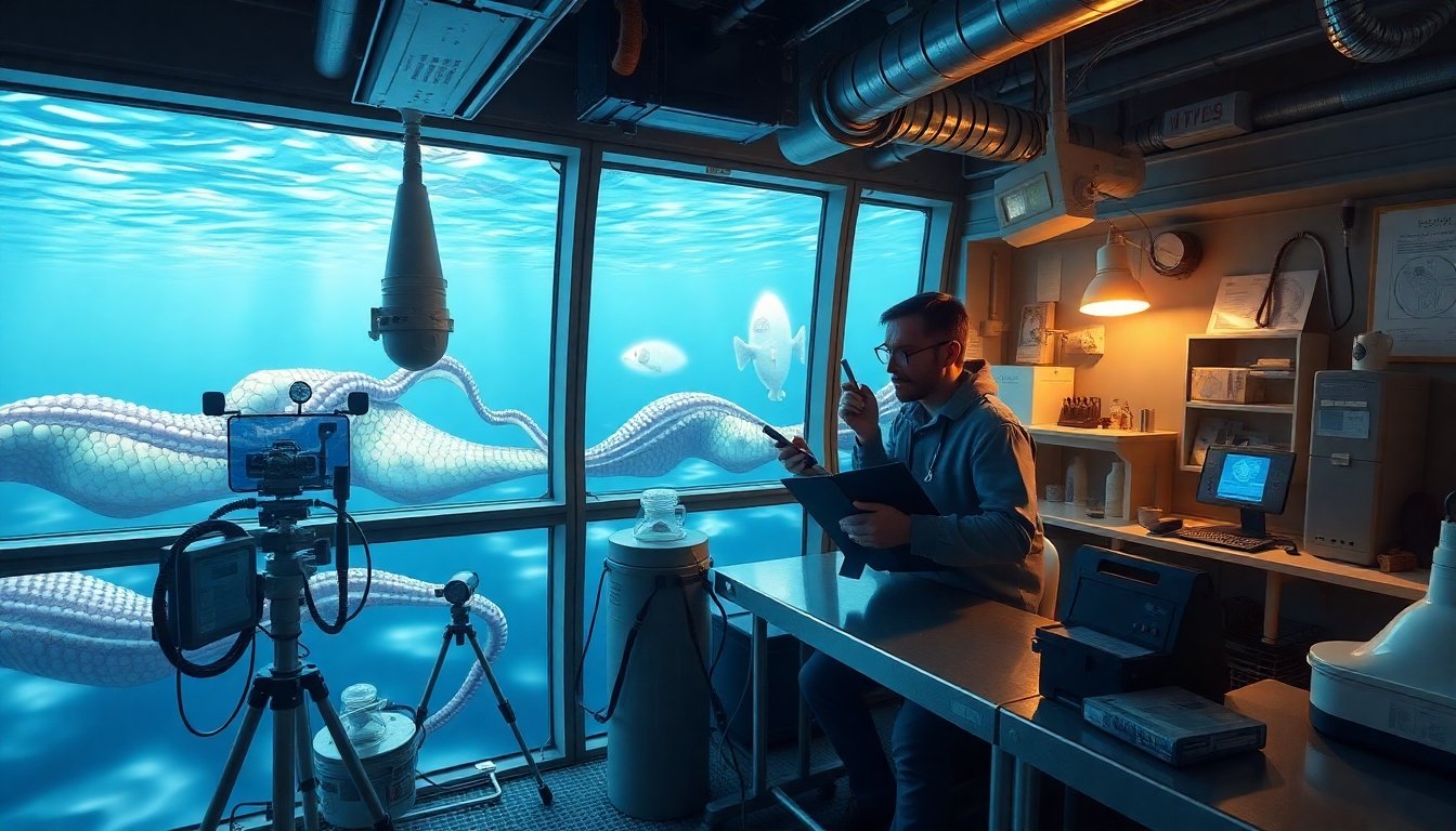 Calamares en conservación marina