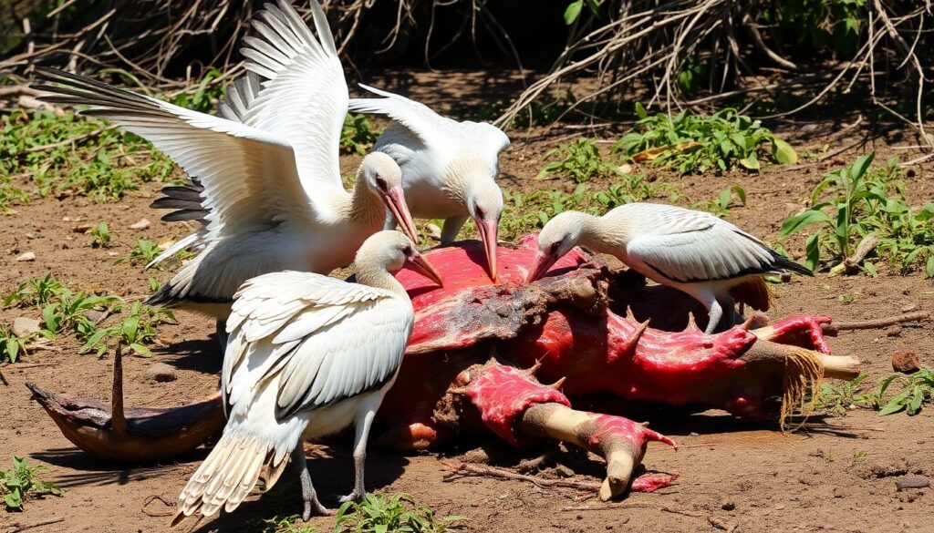 Las aves carroñeras grandes y su rol en la naturaleza