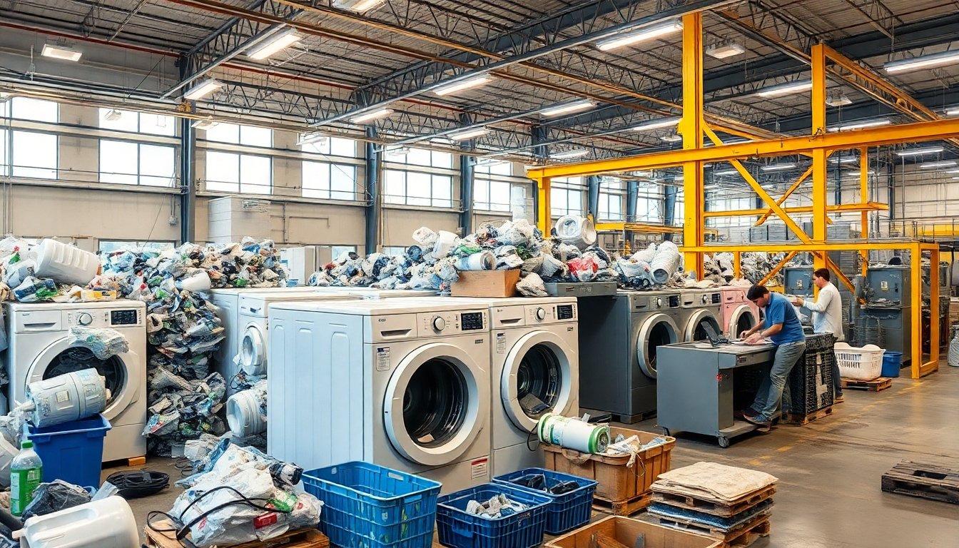 Centro de reciclaje de lavadoras