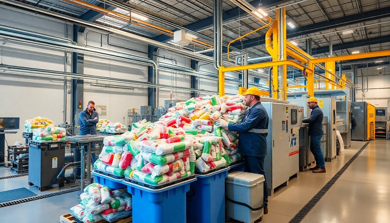 Centro de reciclaje de llantas en Alemania