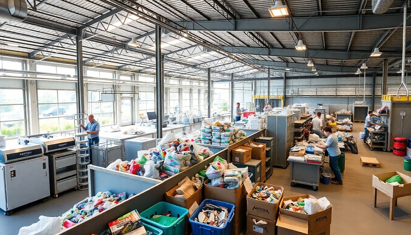 Centro de reciclaje moderno en Australia