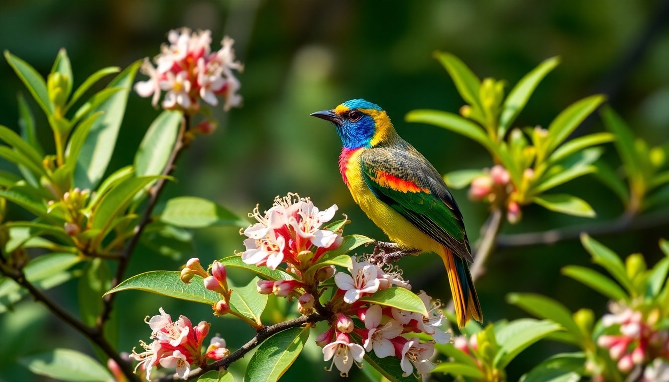 Chincol en su hábitat natural