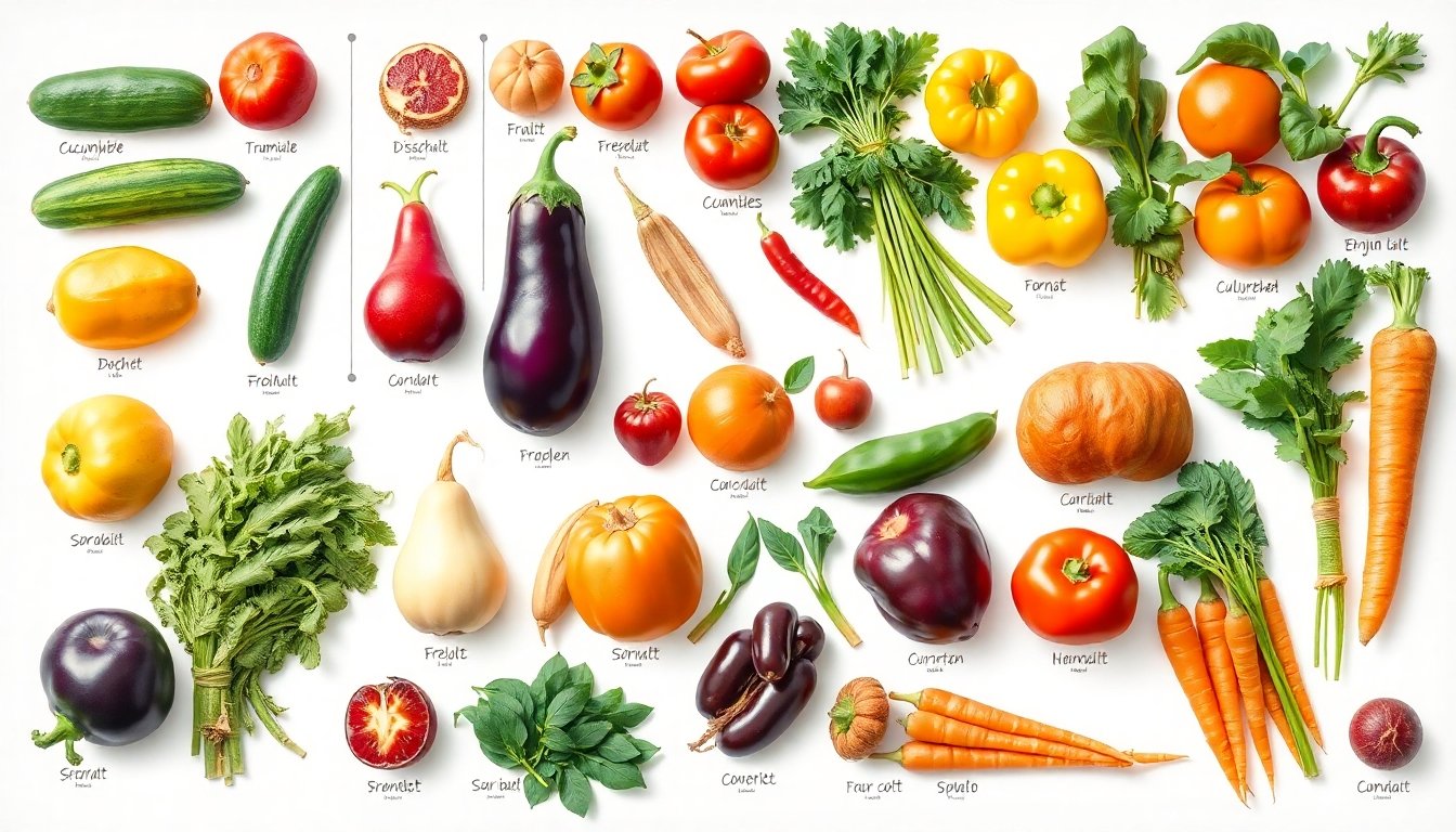 Clasificación de frutas y verduras