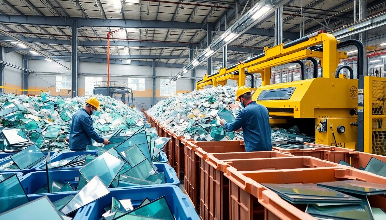 Clasificación de vidrio reciclado