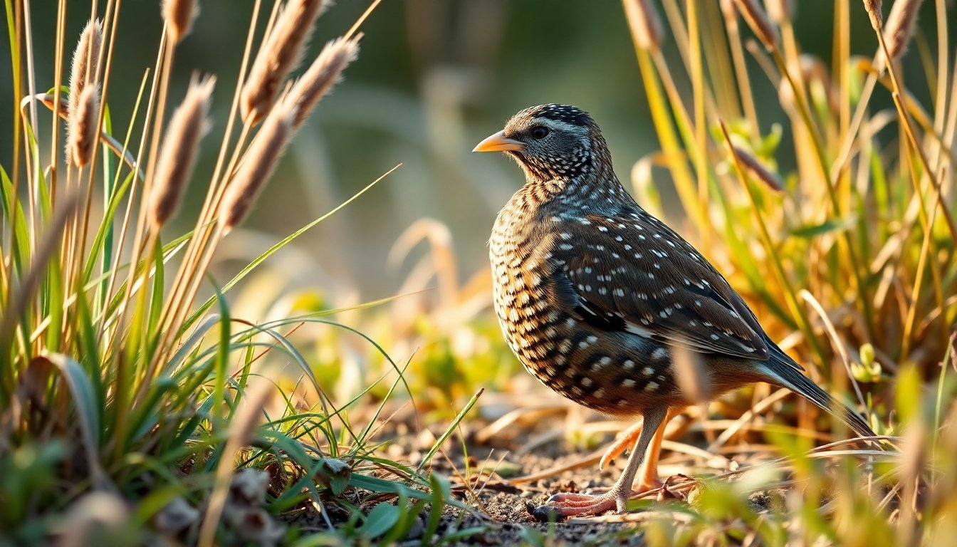 Codorniz china en su hábitat