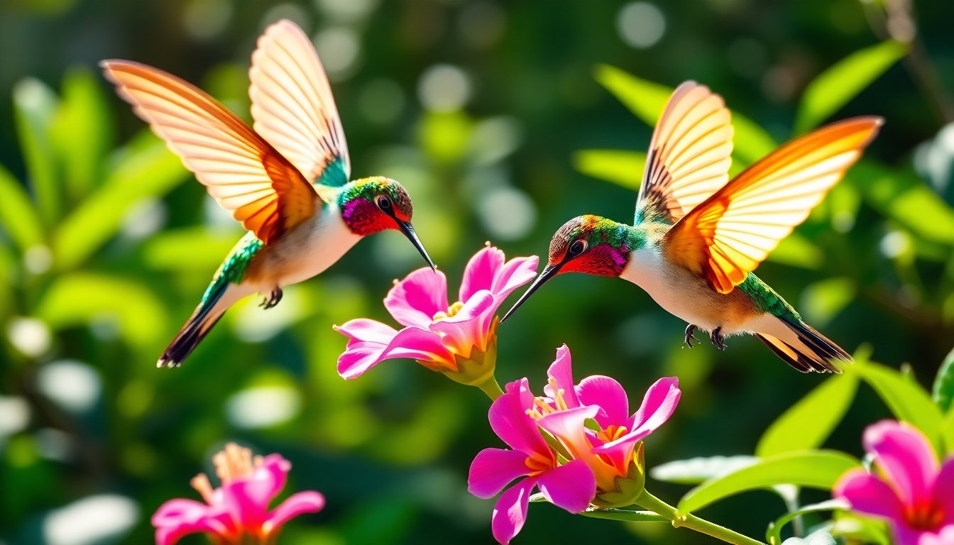 colibríes en Monteverde