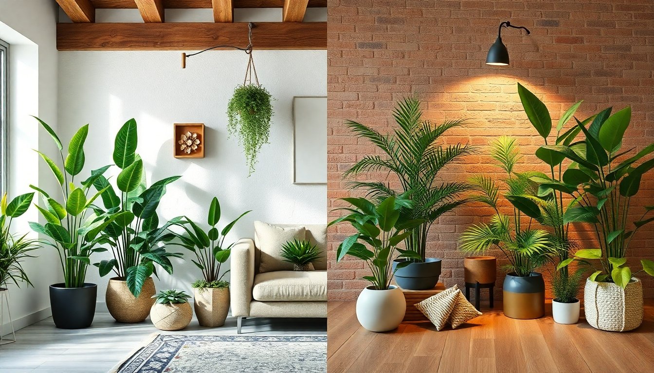 Comparación entre plantas naturales y artificiales