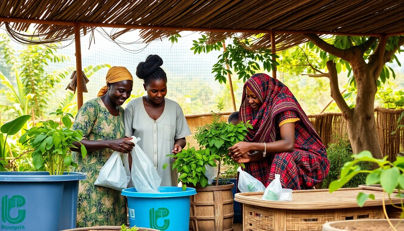 Comunidad sostenible en Nigeria