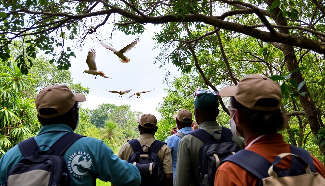 Conservación de loros en Camerún