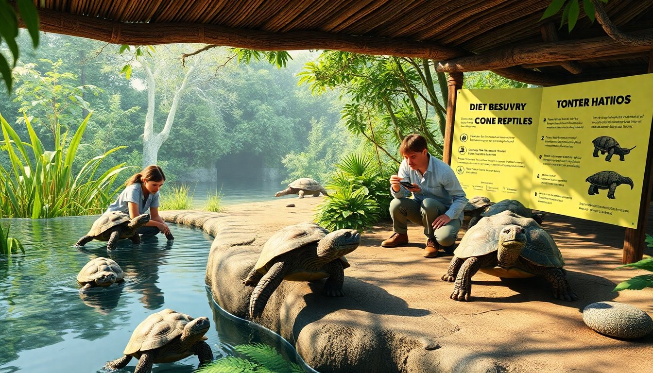 Conservación y alimentación de tortugas y reptiles