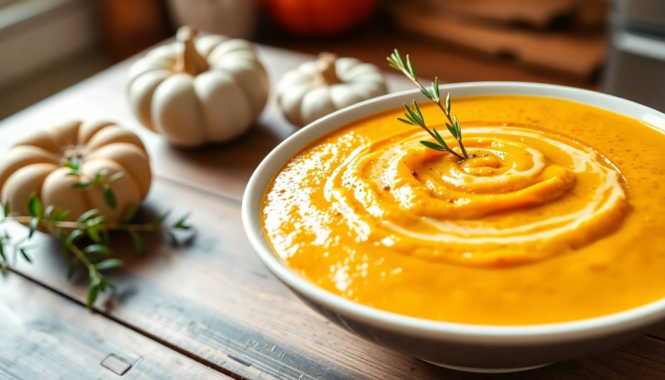 Crema de calabaza tradicional