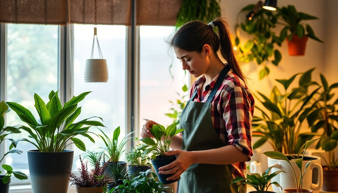 Cuidado de plantas decorativas