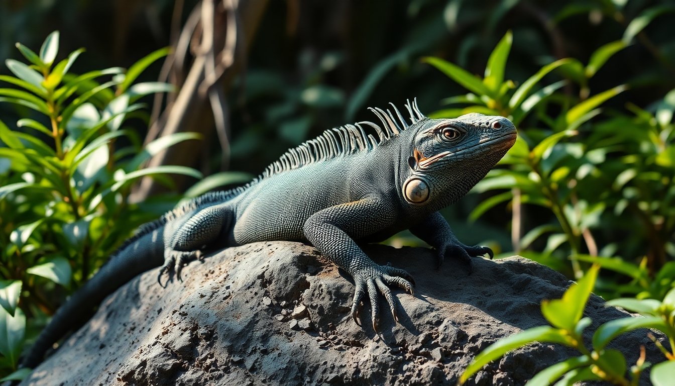 cuidados iguana negra