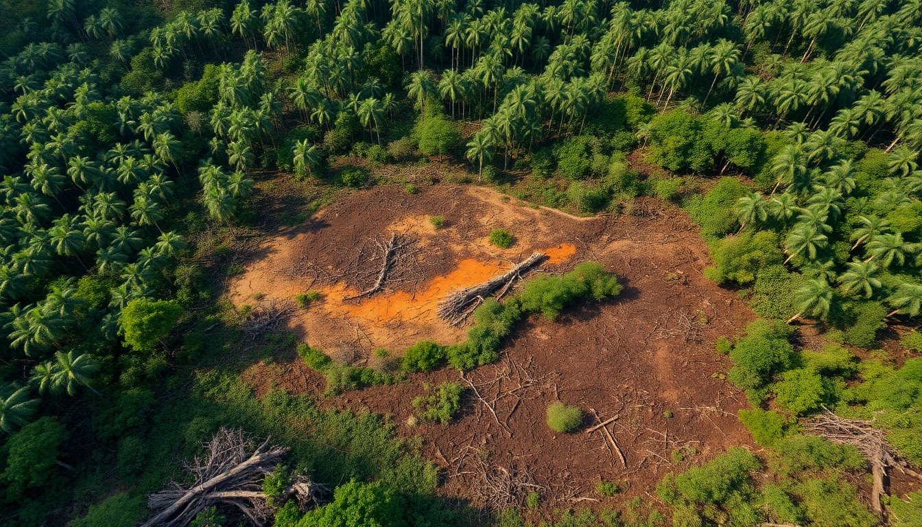 Deforestación en la selva tropical
