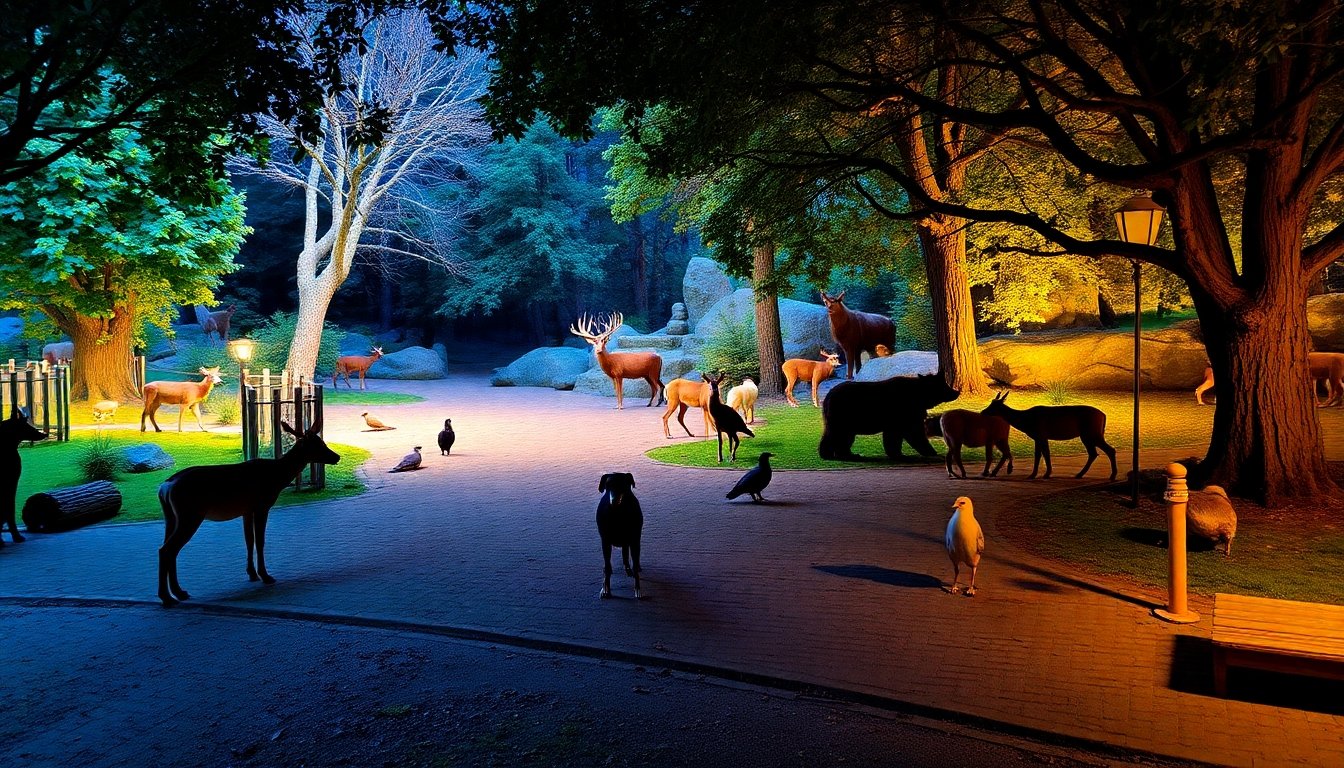 Diversidad de fauna en parque nacional de Estados Unidos