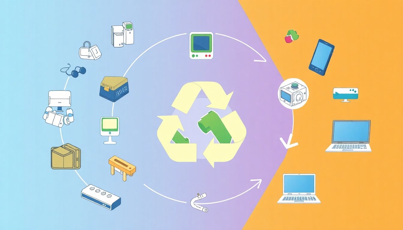 Economía circular en el reciclaje de electrónicos