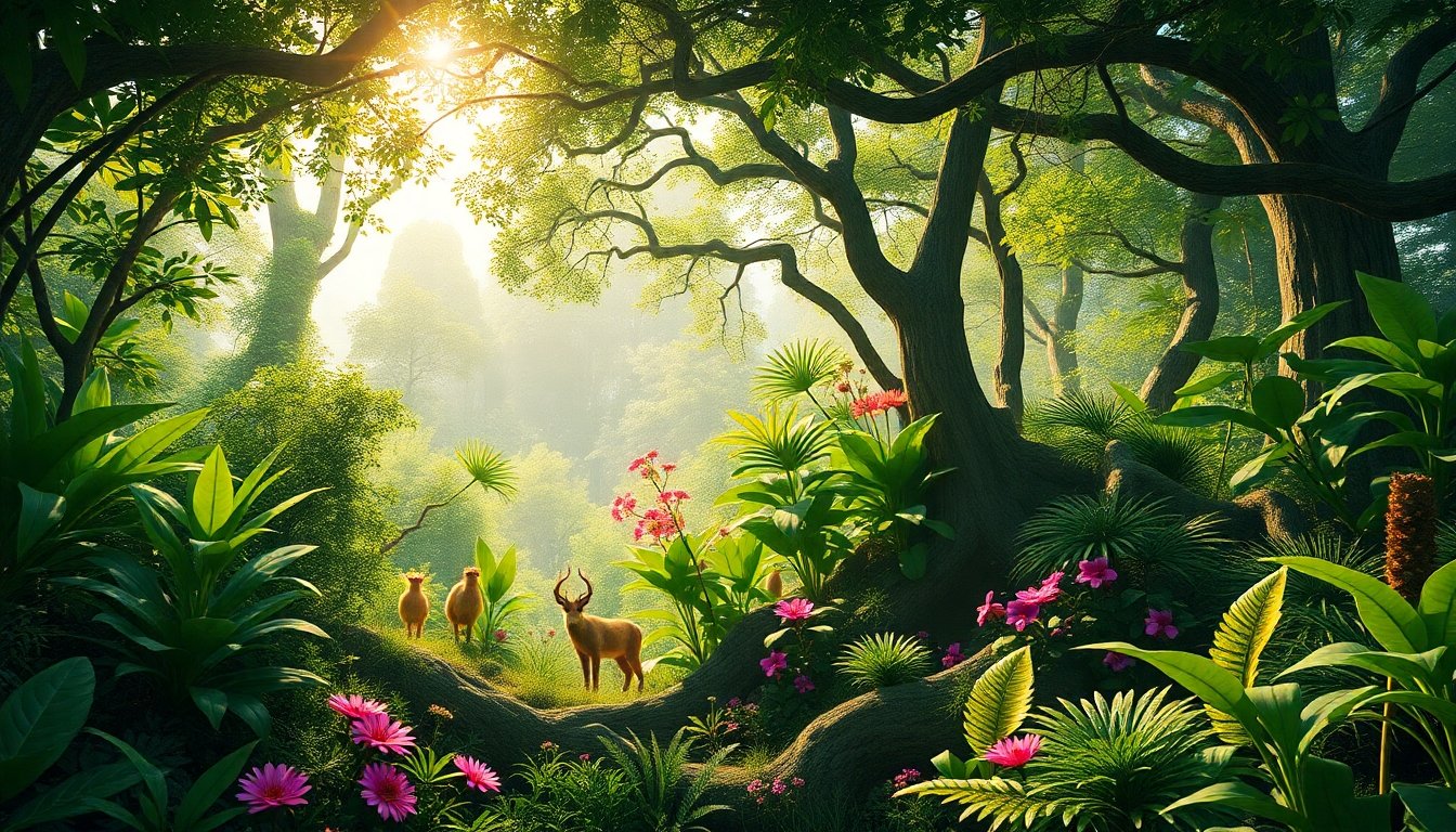 Ecosistema terrestre saludable