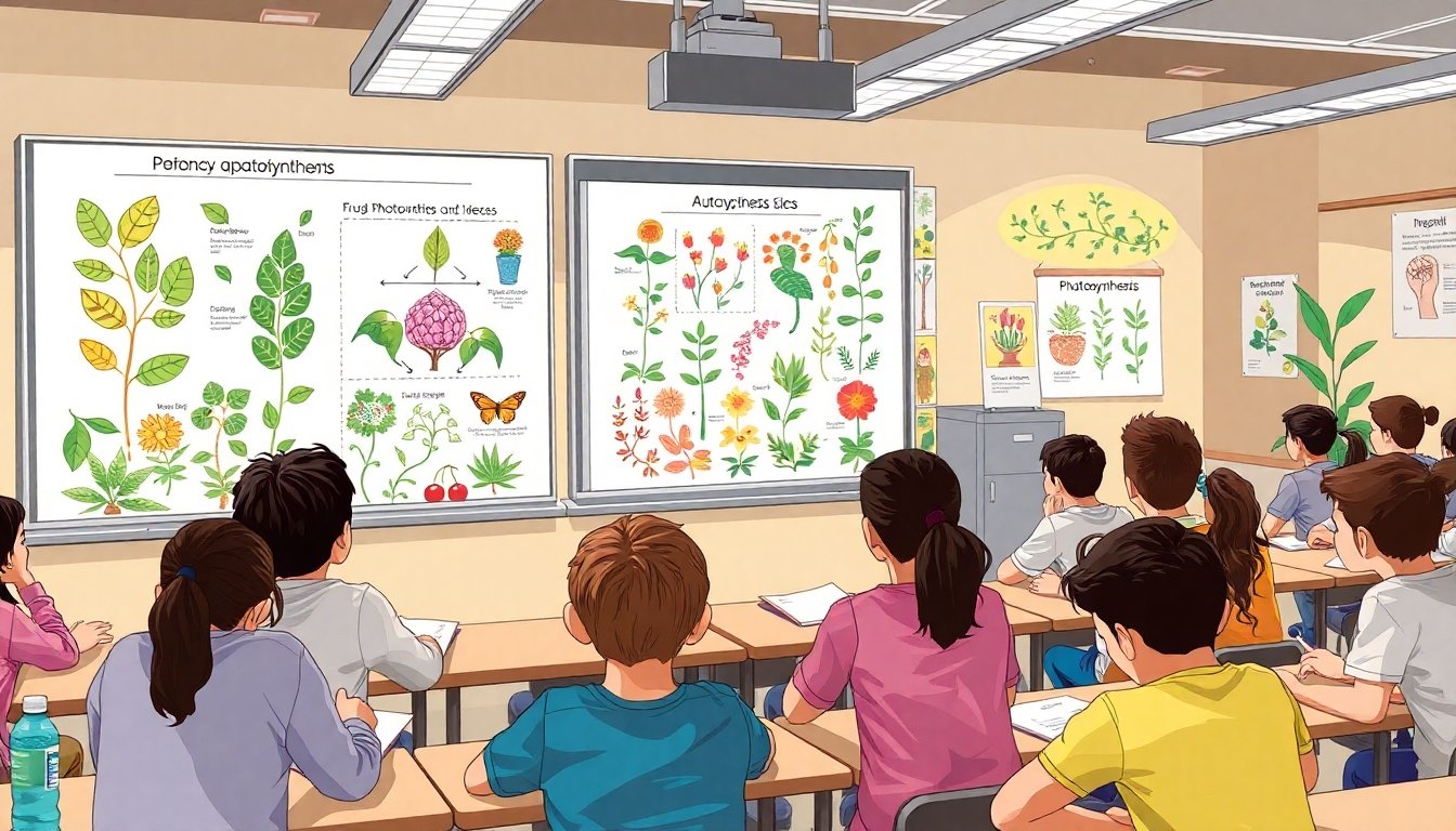 Educación sobre autótrofos