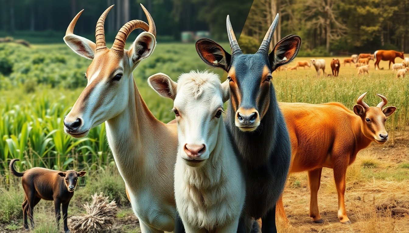 ejemplos de animales híbridos en su entorno