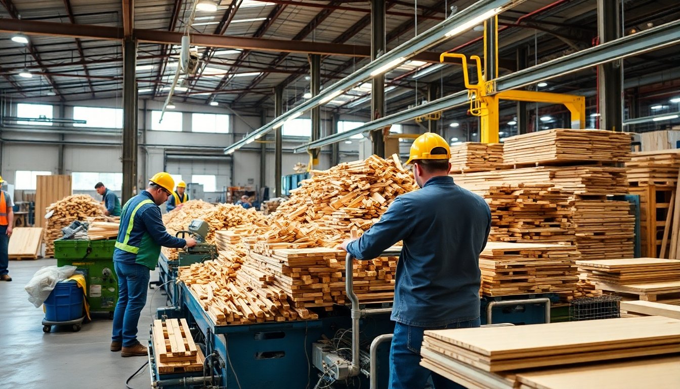 Empresas de reciclaje de madera en acción