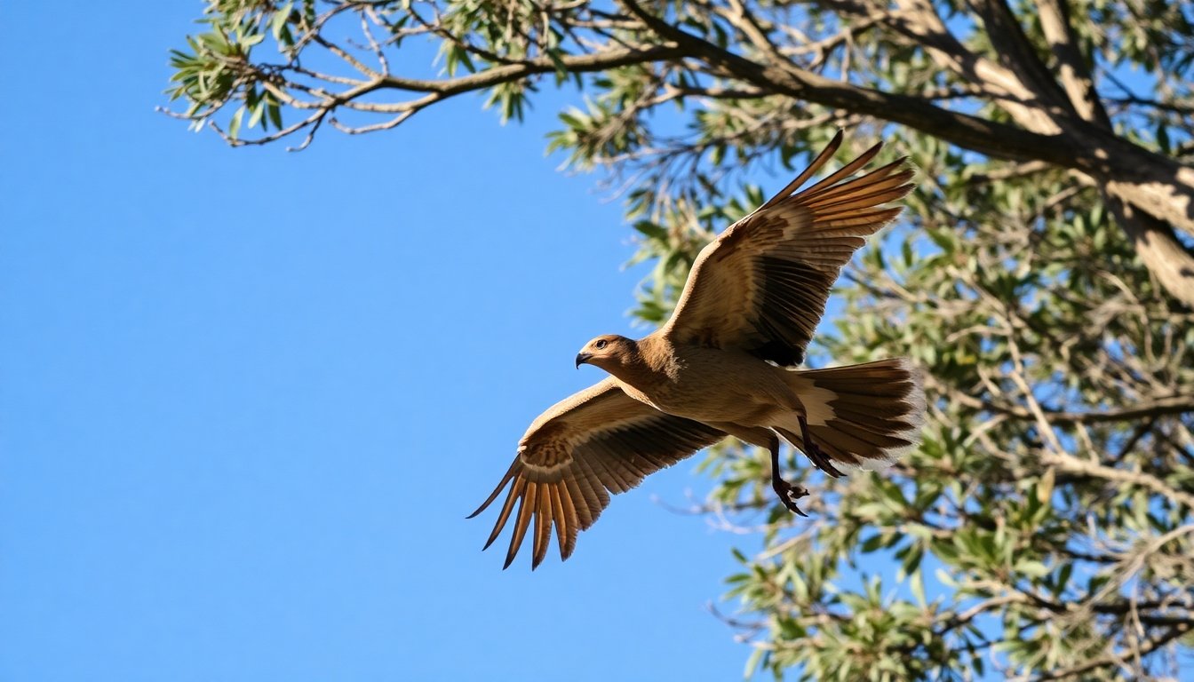 Emú australiano corriendo en la sabana