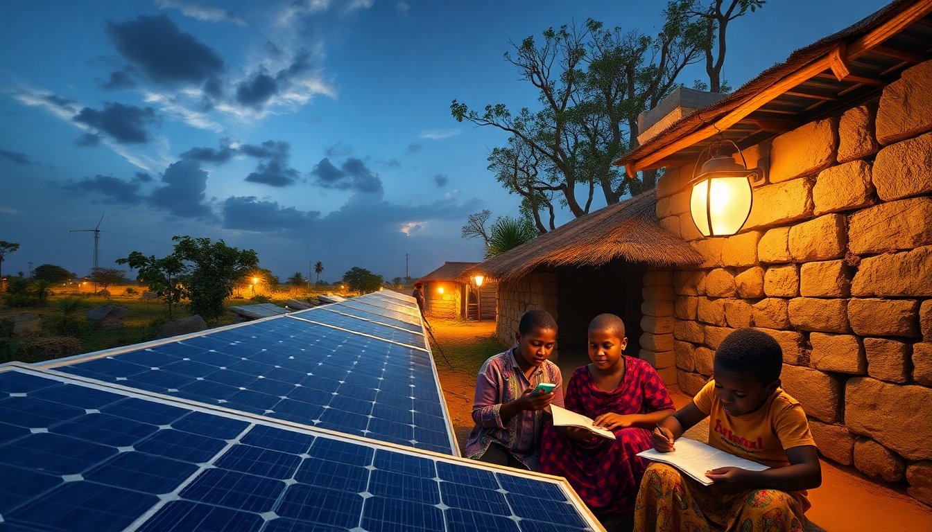 Energía solar rural en Nigeria