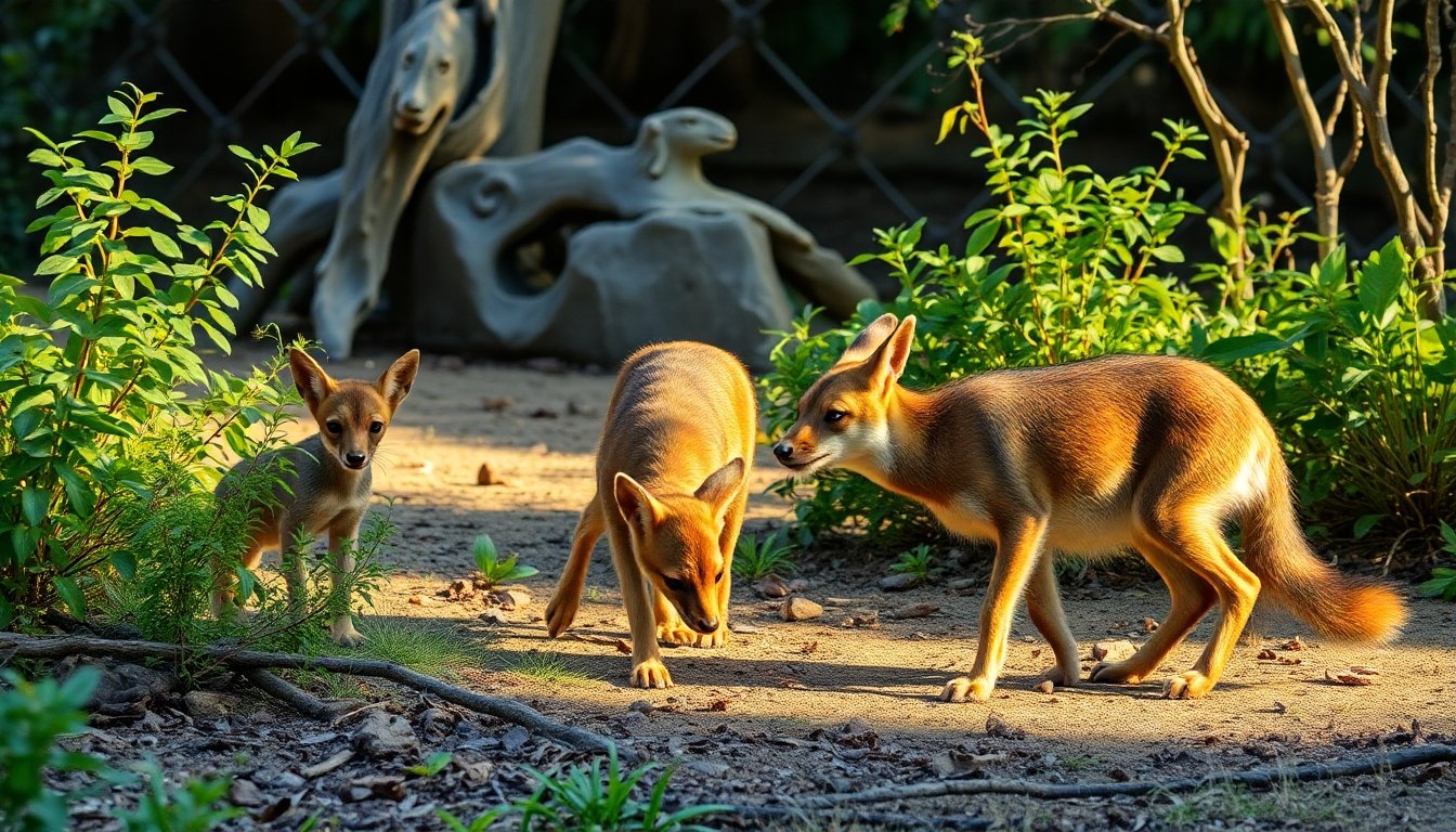 Erizos de tierra interactuando en su hábitat