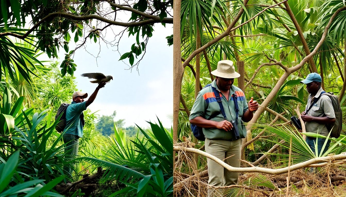 Esfuerzos de conservación de loros