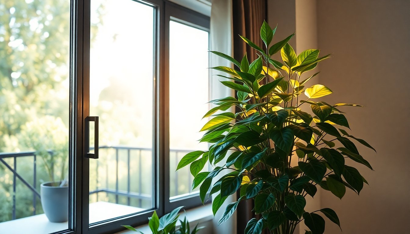 Espatifilo purificando el aire