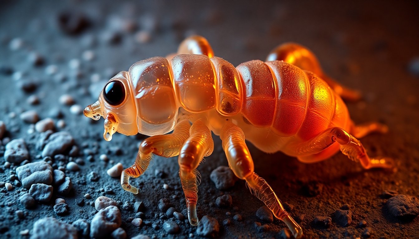 Estructura de un tardígrado bajo el microscopio