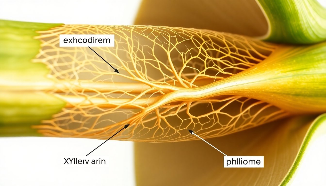 Estructura de una planta vascular