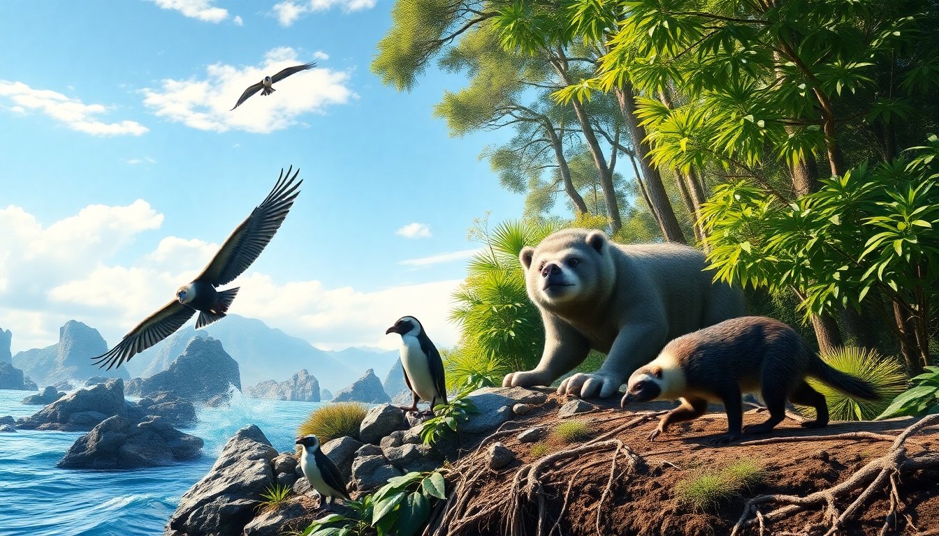 Fauna chilena en su hábitat natural