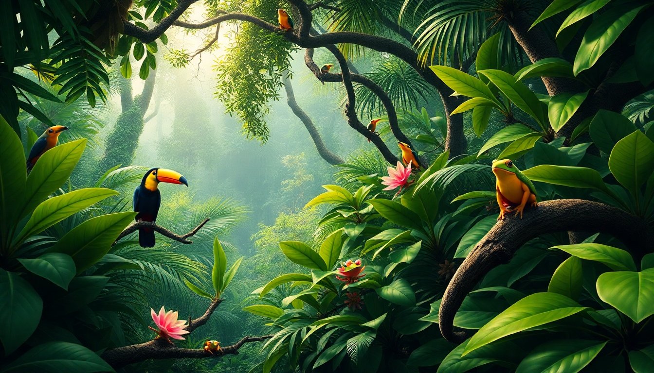Fauna en la selva misionera