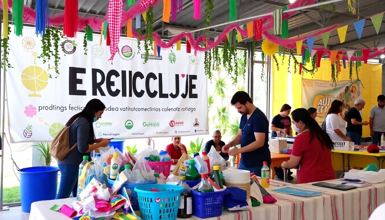 Festival de reciclaje comunitario