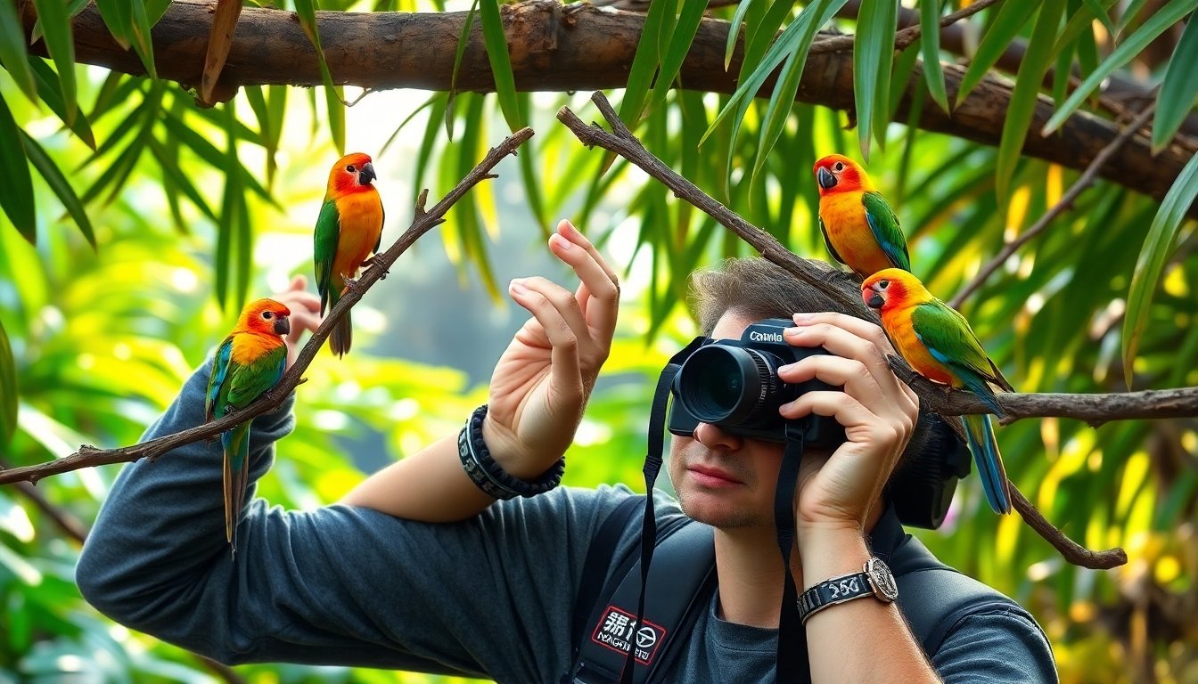 Fotografiando aves en Panamá