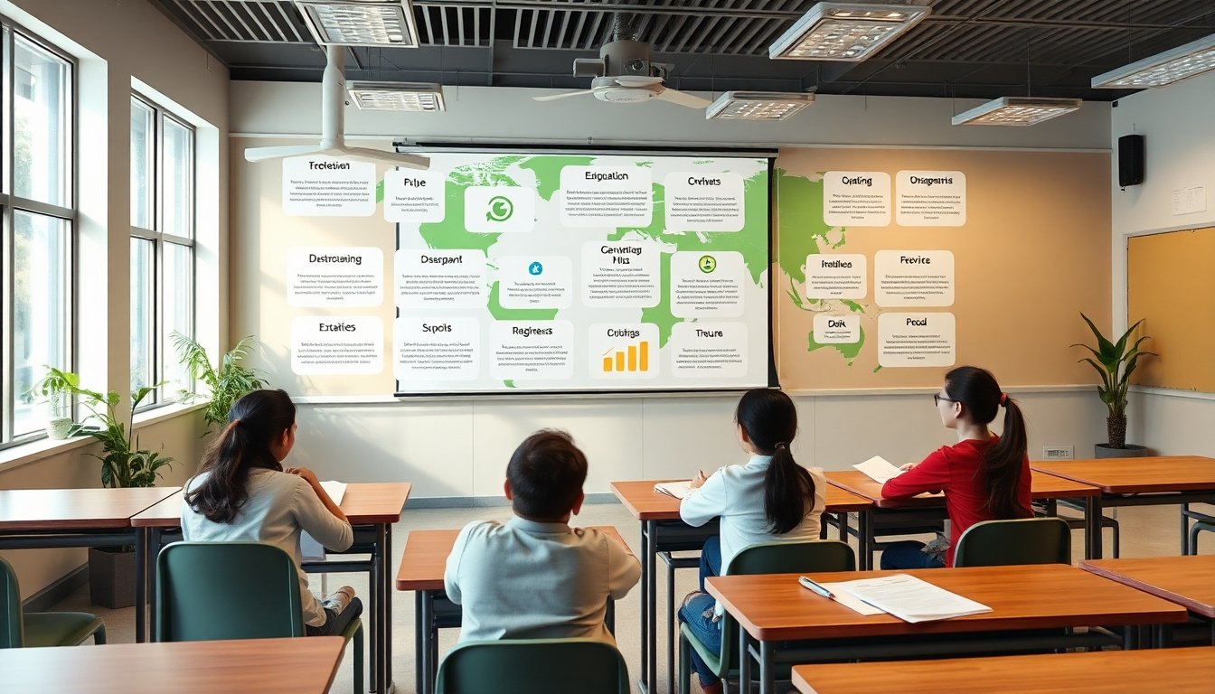 gráfico de los objetivos de desarrollo sostenible