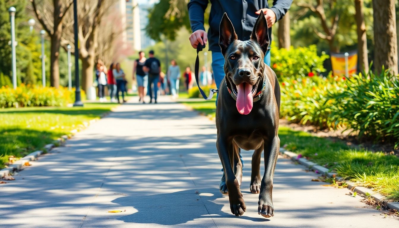 Gran Danes en actividades al aire libre