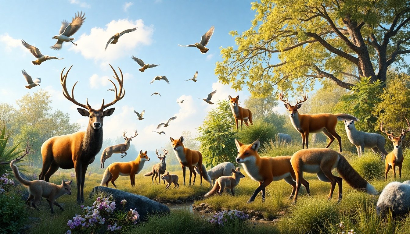 Homeotermos en su hábitat natural