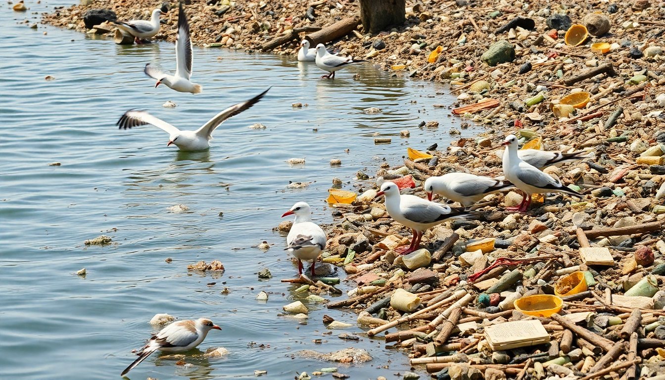 Impacto de la contaminación en las aves de Somalia