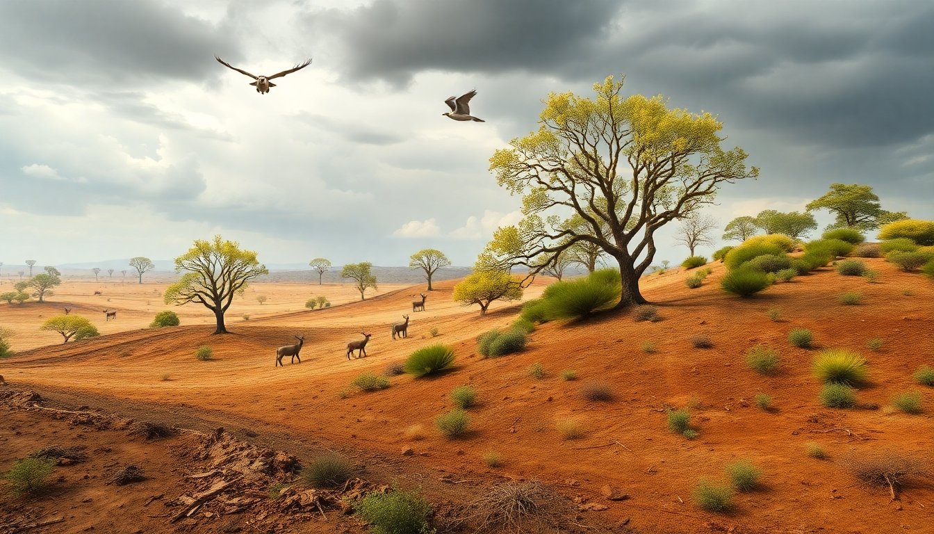 Impacto del cambio climático en los ecosistemas terrestres