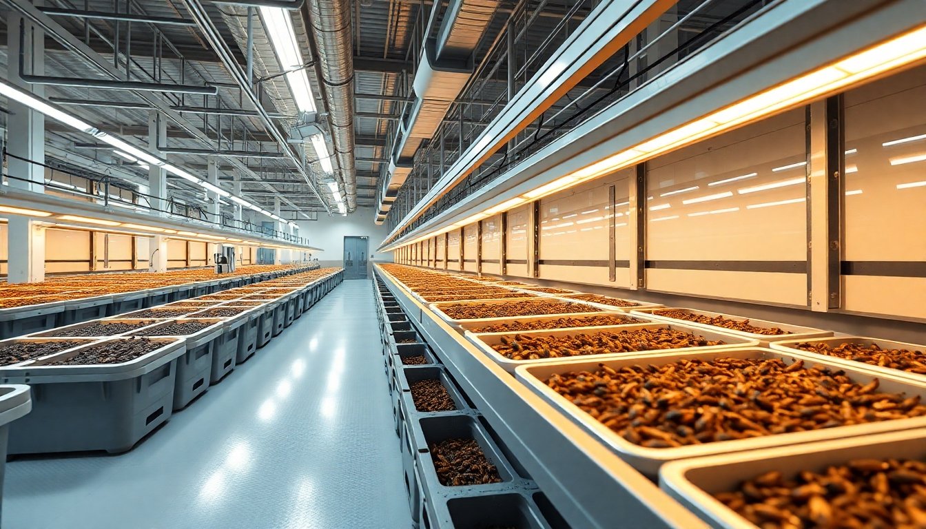 Industria de cría de insectos