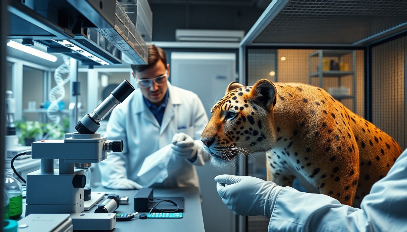 Investigación genética en ligres